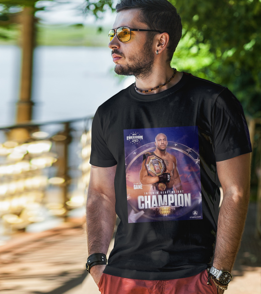UFC Freedom 250 Ciryl Gane Interim Heavyweight Champion Crypto.com T-Shirt