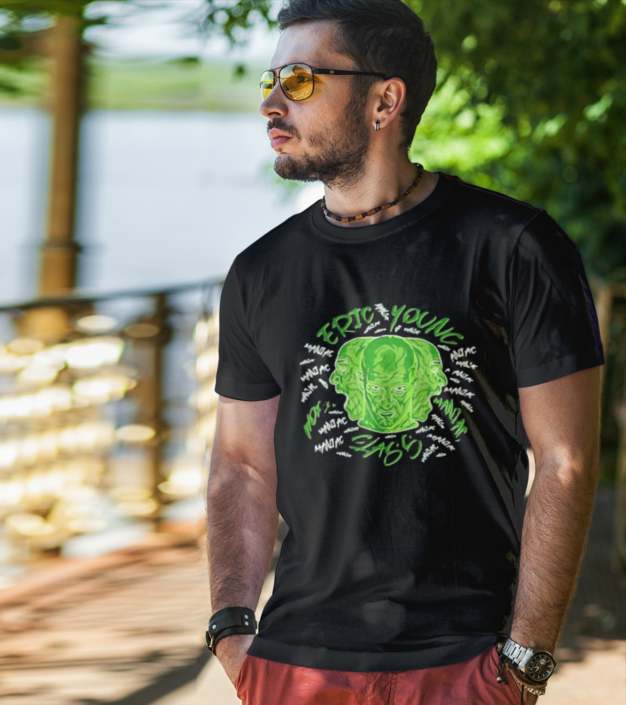 Eric Young Maniac Multiface World Class Green T-Shirt