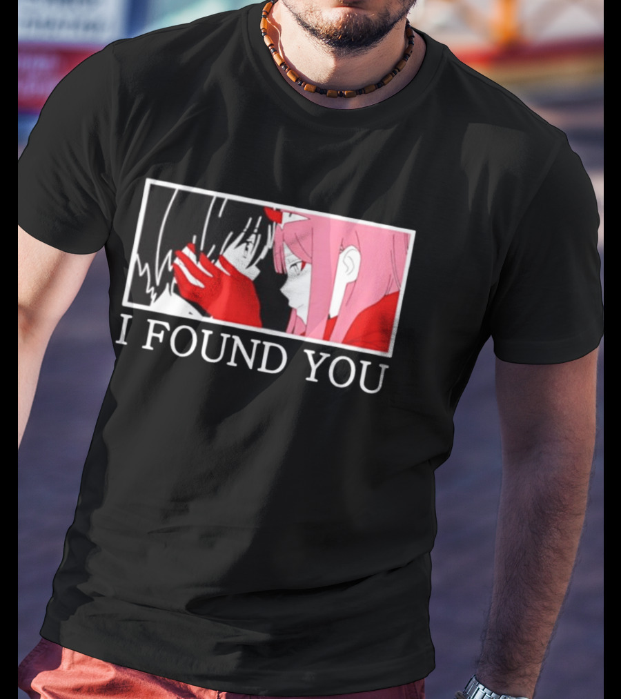 Hiro Zero Two Darling In The Franxx I Found You Anime Manga Pair Scene T-Shirt
