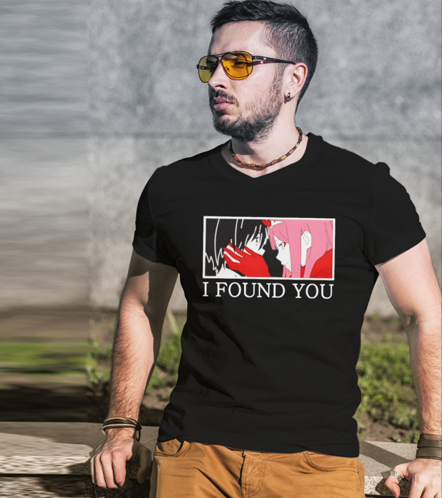 Hiro Zero Two Darling In The Franxx I Found You Anime Manga Pair Scene T-Shirt