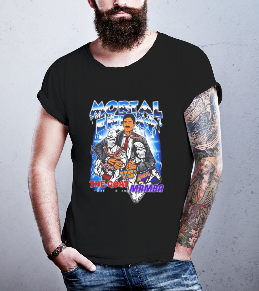 Mortal Enemy The GOAT Vs Mamba Michael Jordan Kobe Bryant Be Legendary T-Shirt