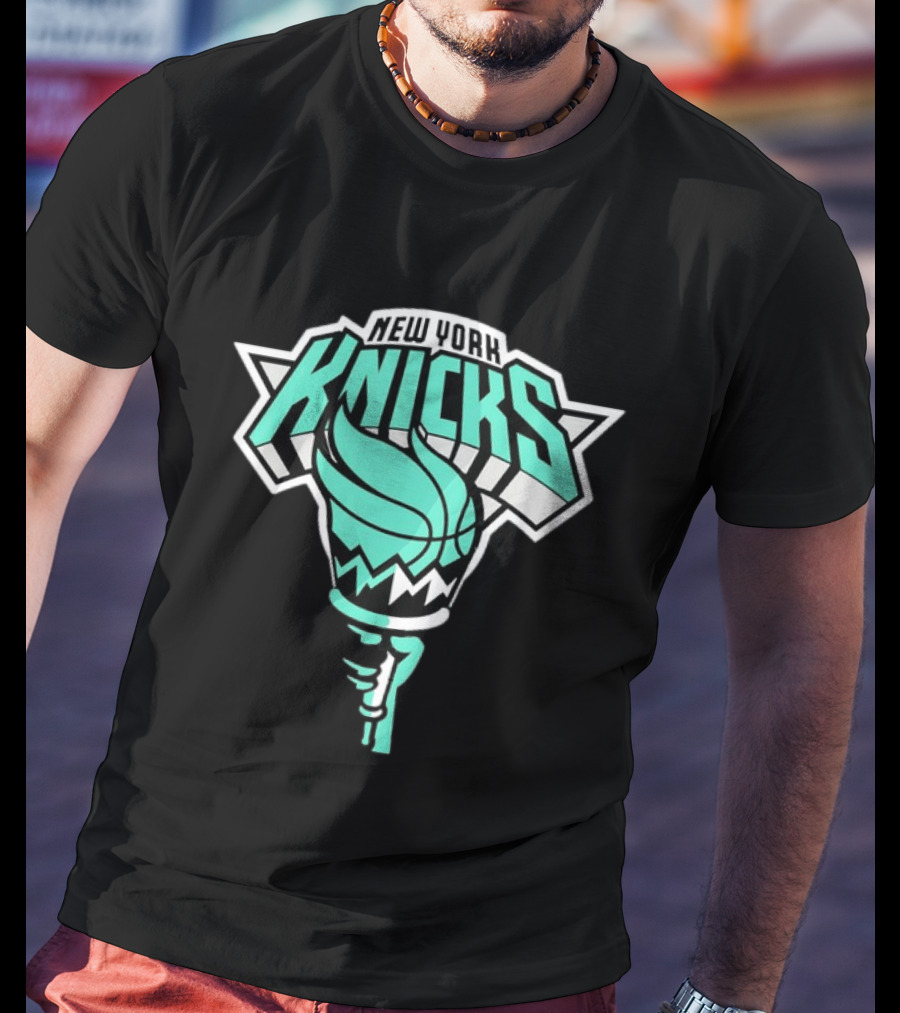 New York Liberty New York Knicks Basketball Mashup T-Shirt