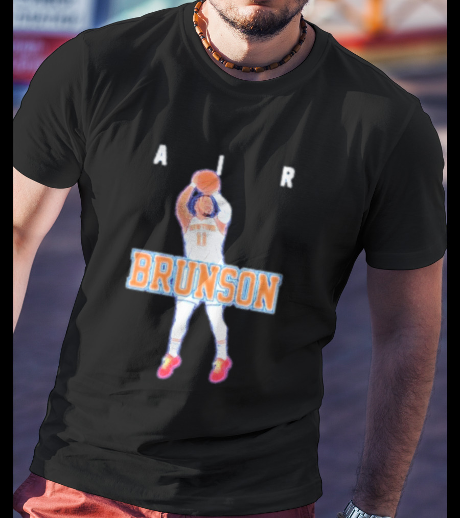 Jalen Brunson Air Brunson Knicks Basketball Jump Shot T-Shirt