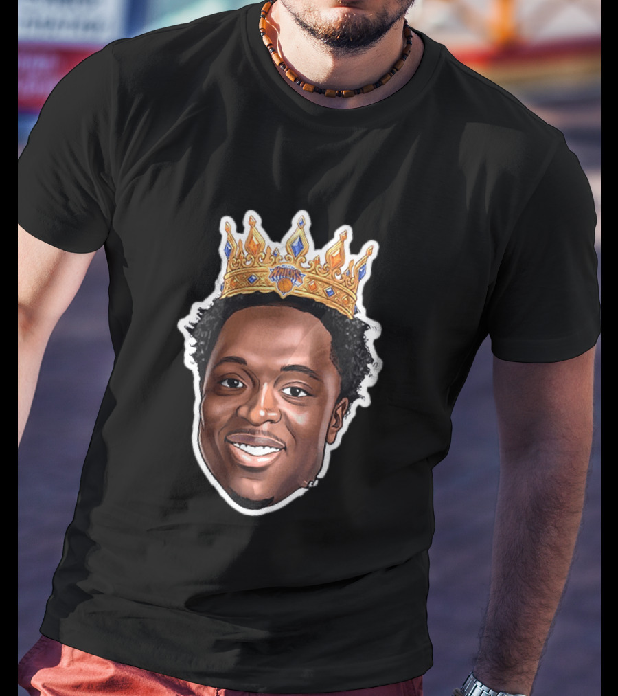 OG Anunoby New York Knicks NBA 2026 Crown T-Shirt