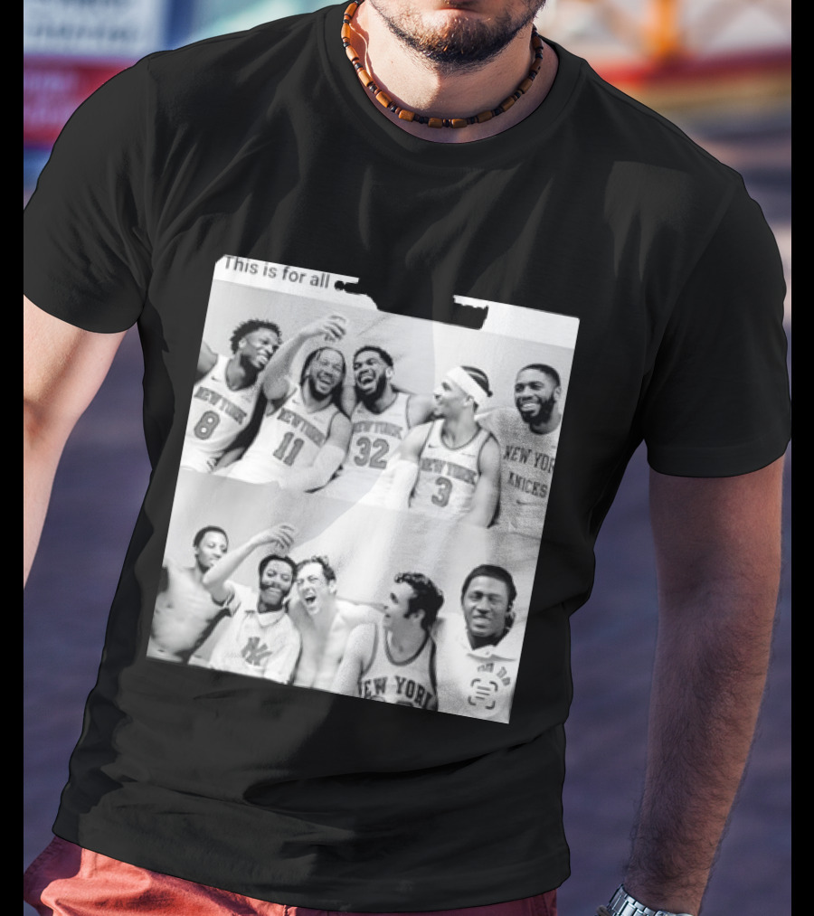 Jalen Brunson Karl Anthony Towns New York Knicks This Is For All Our Old Knick Fans T-Shirt