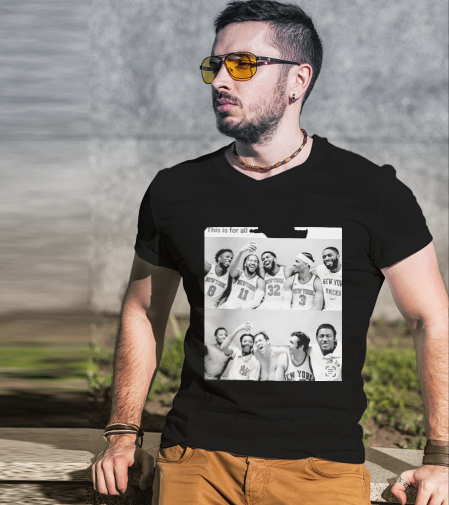 Jalen Brunson Karl Anthony Towns New York Knicks This Is For All Our Old Knick Fans T-Shirt