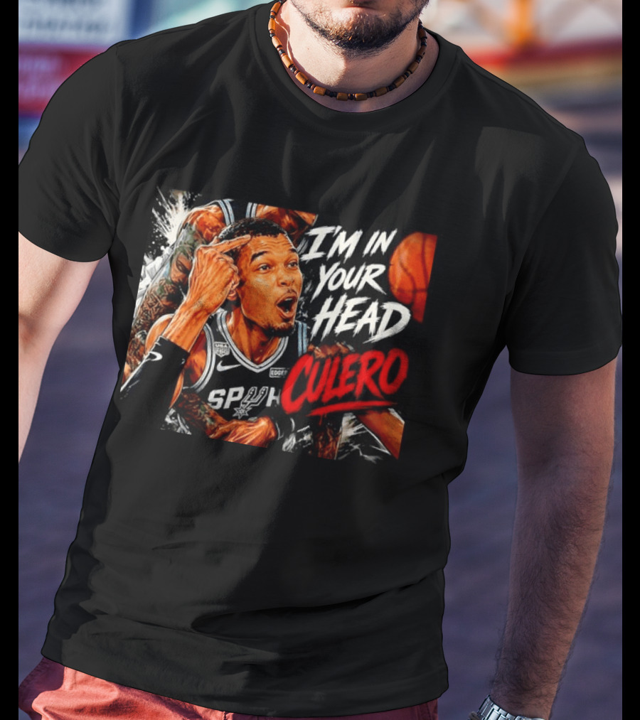 I'm In Your Head Culero Jeremy Sochan San Antonio Spurs NBA T-Shirt
