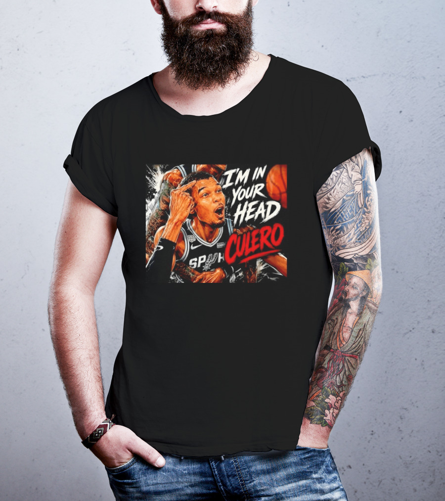I'm In Your Head Culero Jeremy Sochan San Antonio Spurs NBA T-Shirt