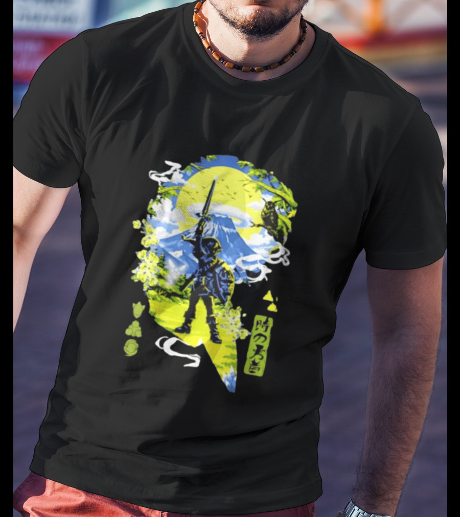 The Legend Of Zelda Link Hero Of Time Toki No Yusha Iconic Anime Style Adventure T-Shirt