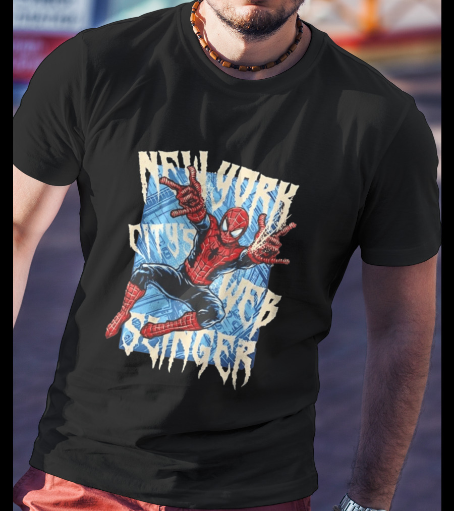 New York City's Web Slinger Spider Man T-Shirt