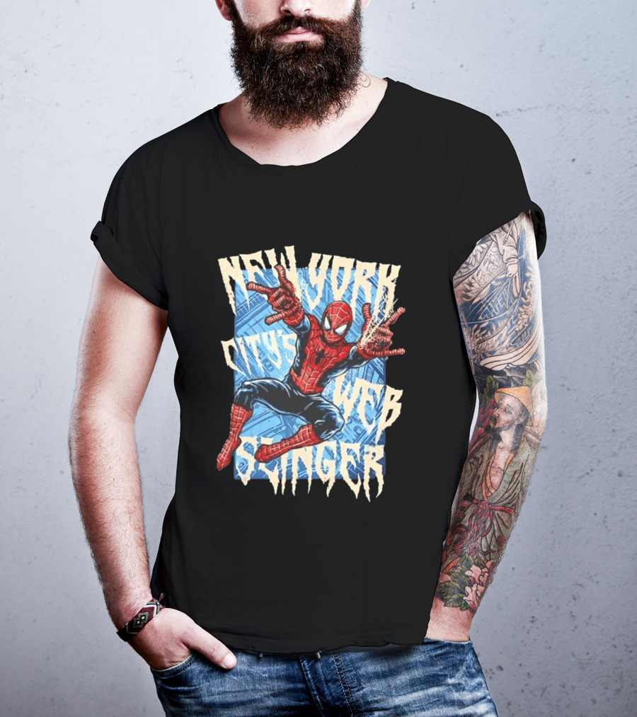New York City's Web Slinger Spider Man T-Shirt