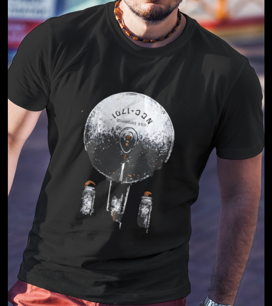 USS Enterprise NCC 1701 Boldly Go Starship T-Shirt