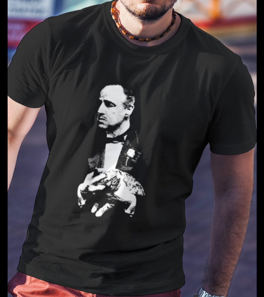 Vito Corleone Marlon Brando The Godfather Movie Film Noir T-Shirt