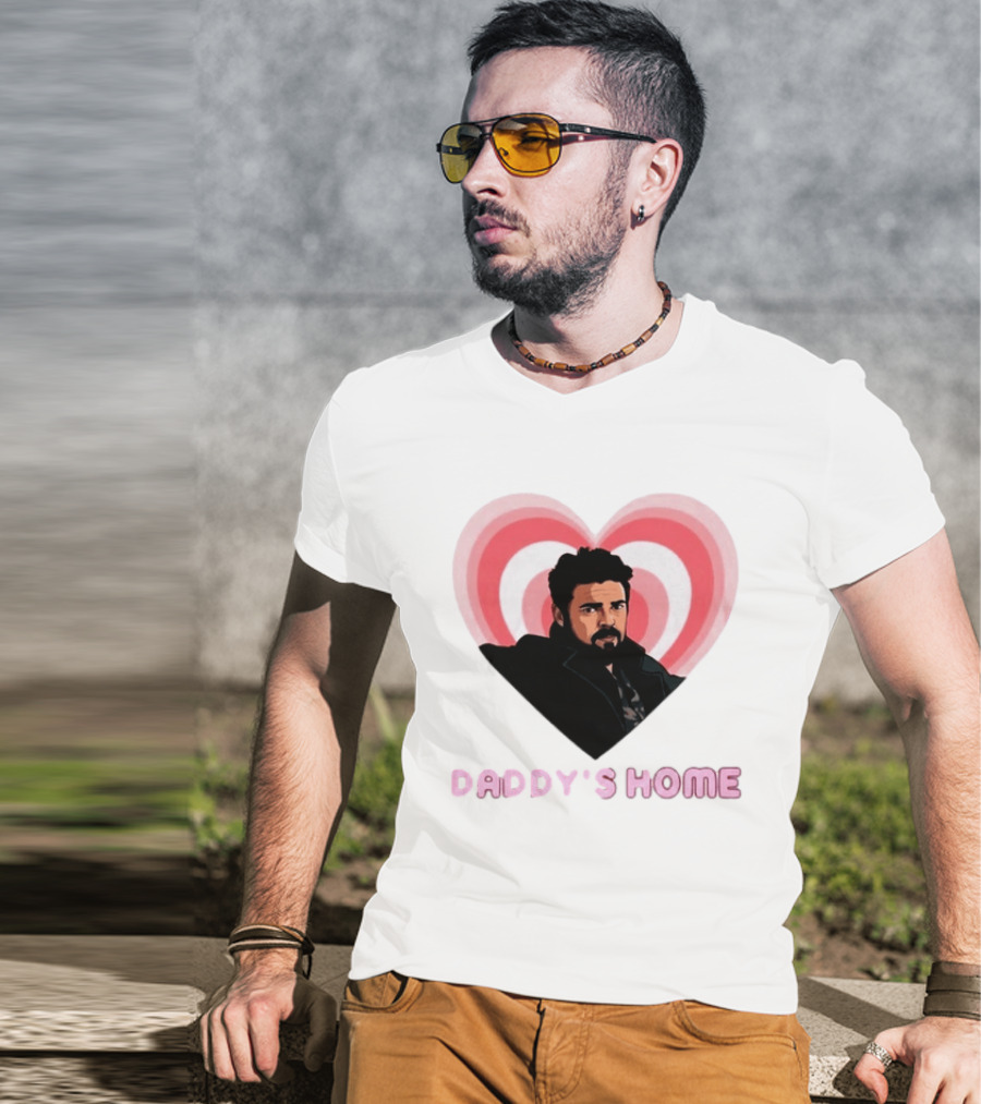 Daddy's Home The Boys Billy Butcher Heart T-Shirt