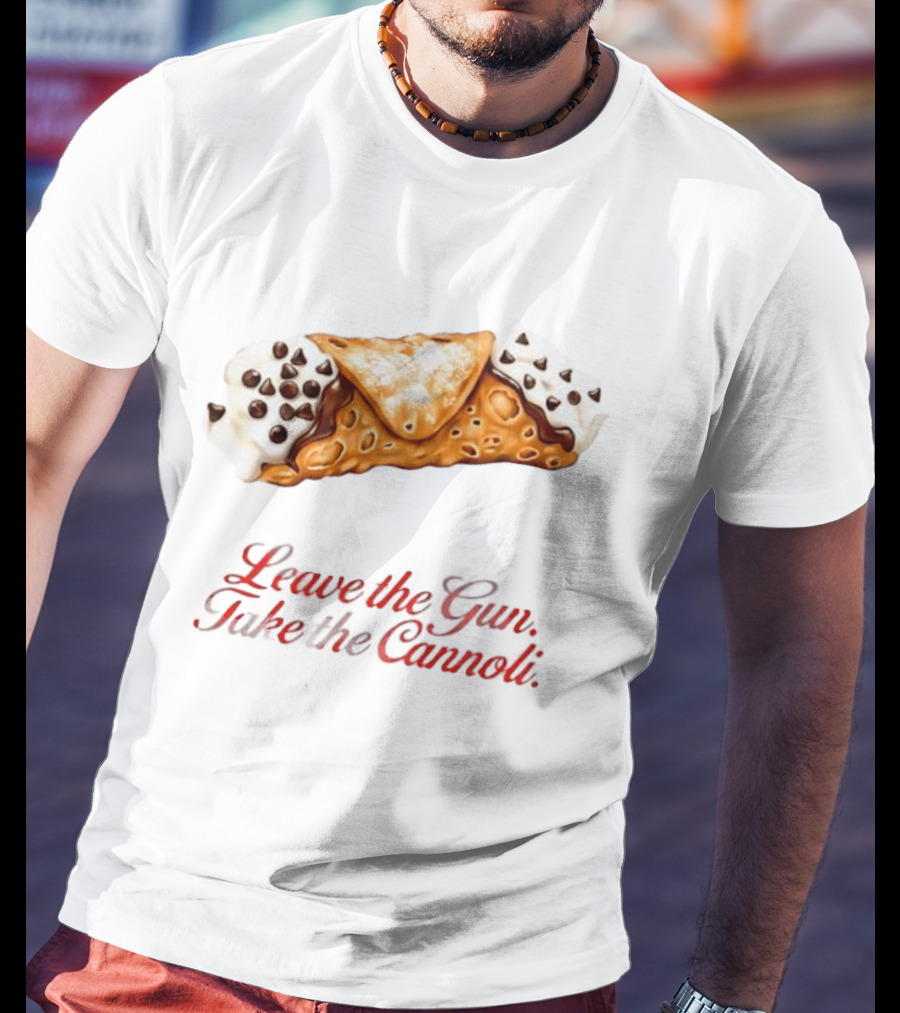 Clemenza The Godfather Leave The Gun Take The Cannoli Movie Mens Cannoli T-Shirt