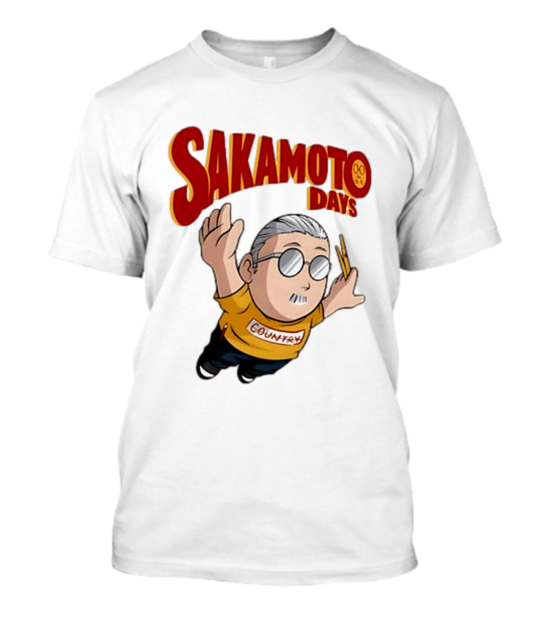 Sakamoto Days Country Super Mario Taro Sakamoto Floating T-Shirt