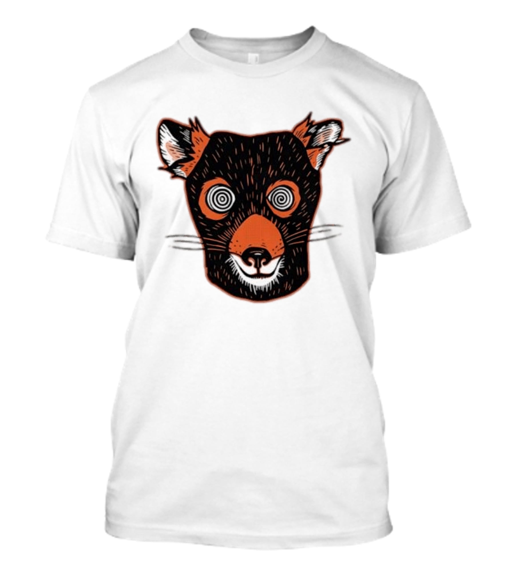 Tasmanian Devil Hypnotized Spiral Eyes Wildlife T-Shirt