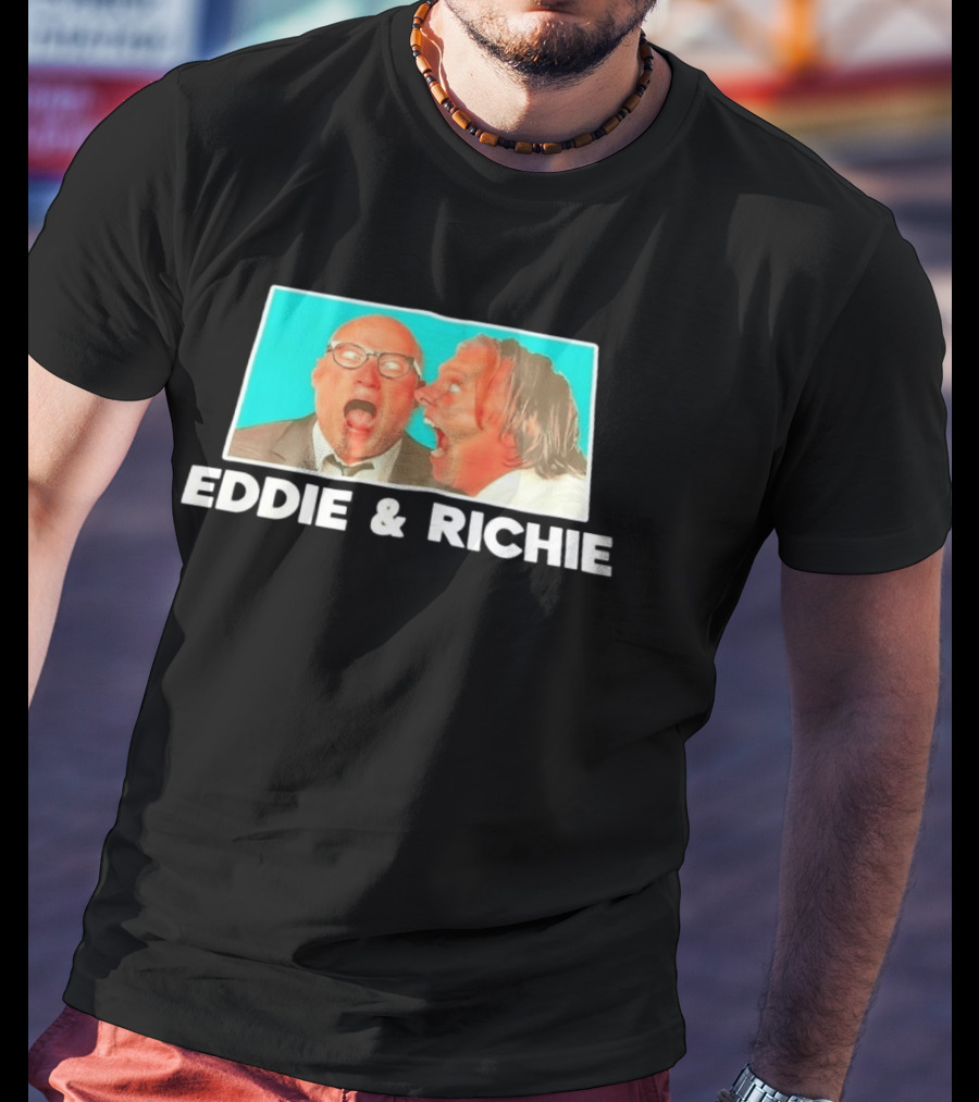 Eddie And Richie It's The Gas Man Classic Comedy Duo T-Shirt