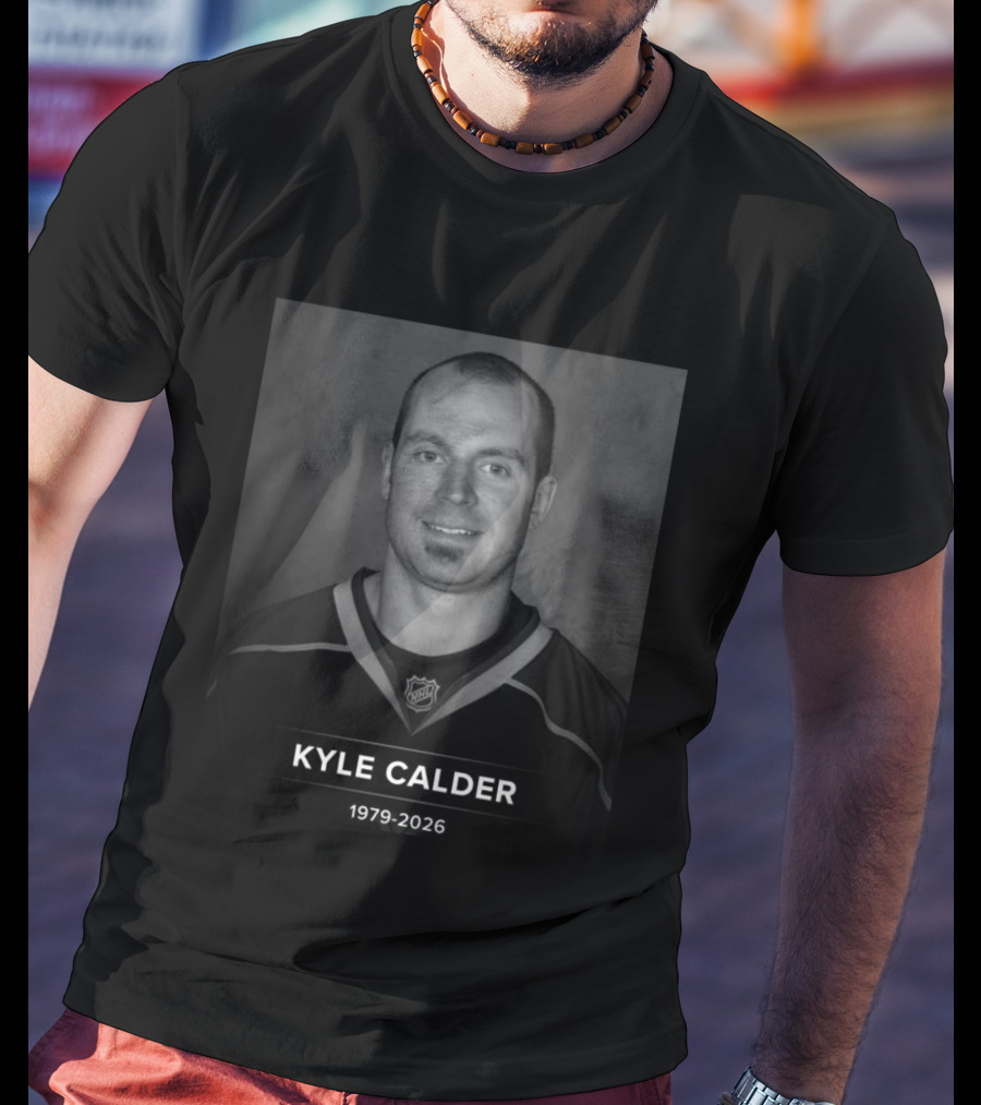 KYLE CALDER 1979 2026 NHL Player Blackhawks Kings T-Shirt