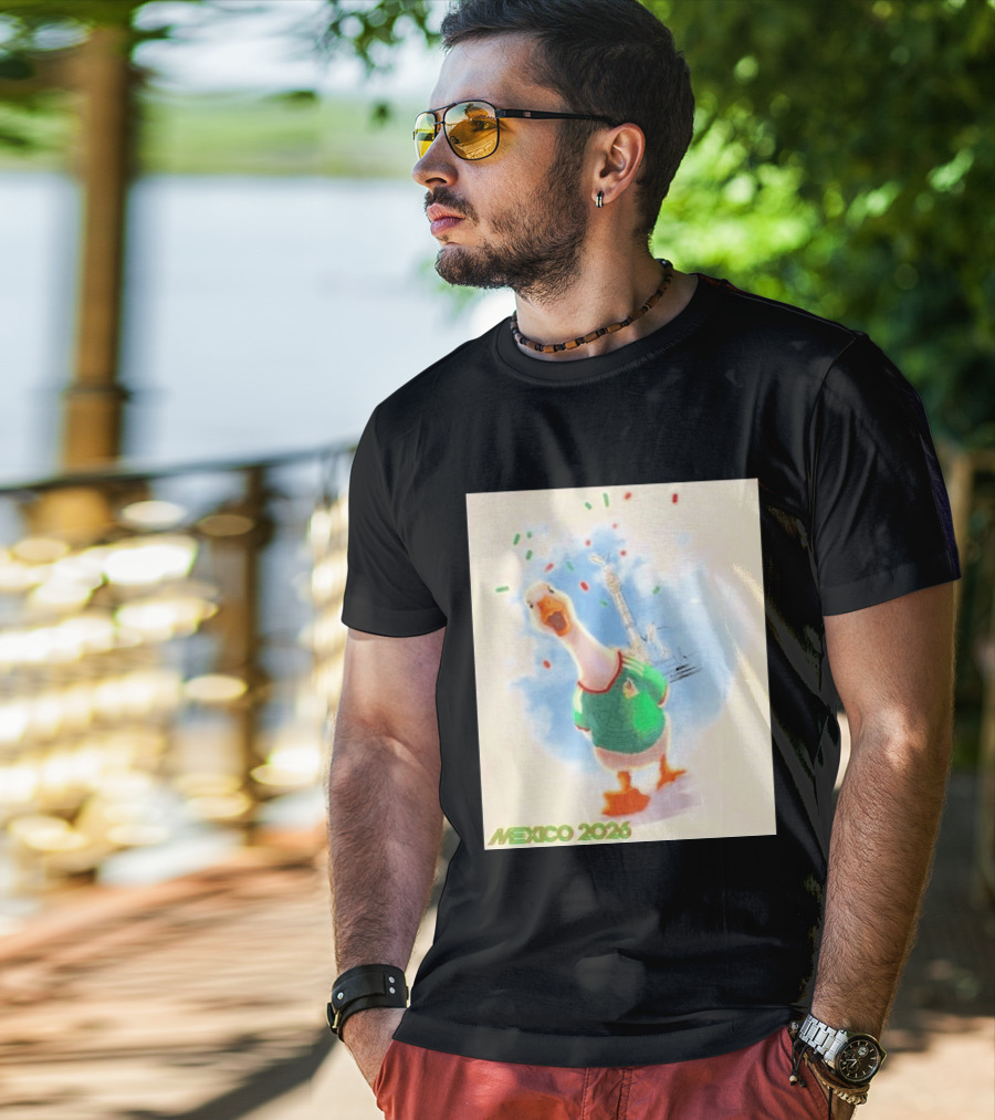 Goose Mexico Soccer Celebration 2026 T-Shirt