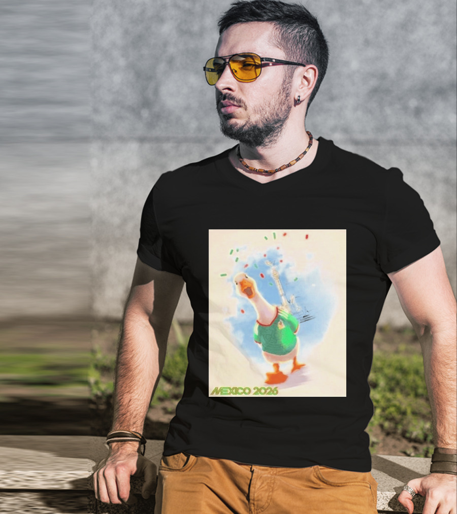 Goose Mexico Soccer Celebration 2026 T-Shirt