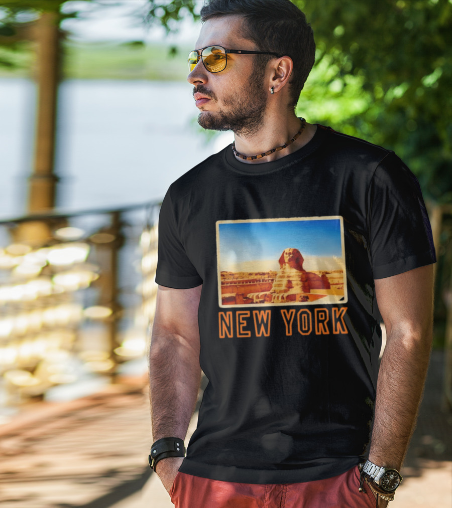 New York Humor Great Sphinx Of Giza Egypt Landmark T-Shirt