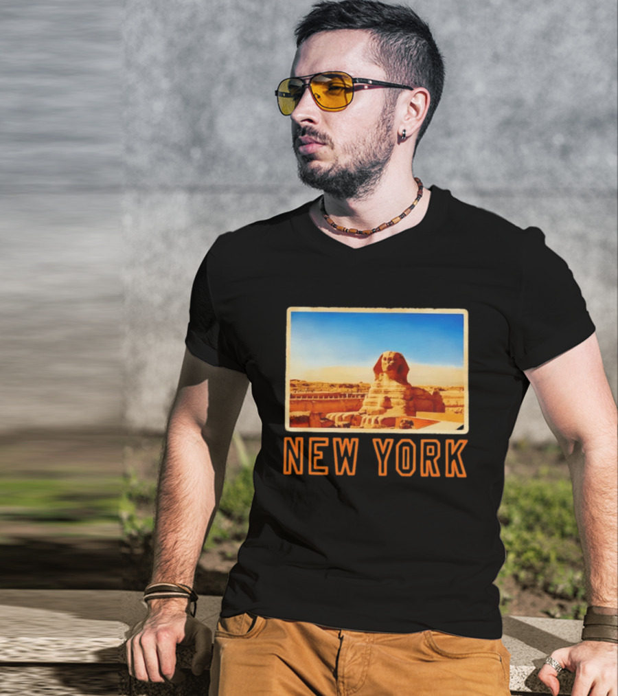 New York Humor Great Sphinx Of Giza Egypt Landmark T-Shirt
