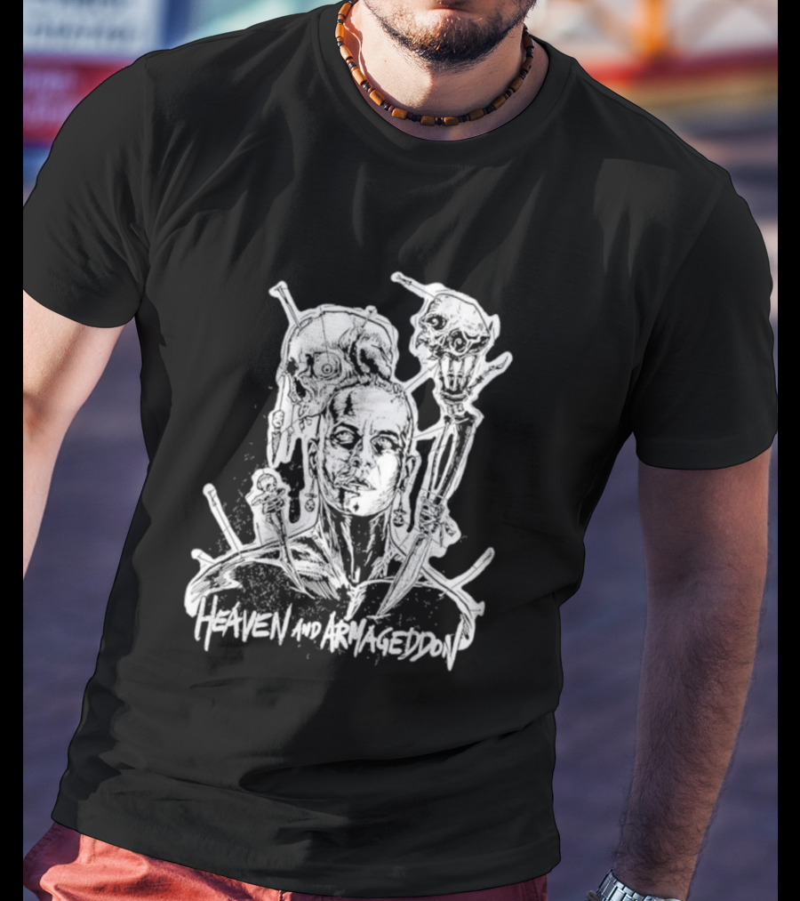 Heaven And Armageddon Skull Trio T-Shirt
