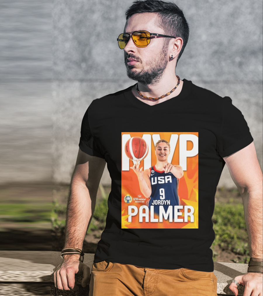 USA Basketball Jordyn Palmer MVP FIBA U18 Women's AmeriCup 2026 T-Shirt