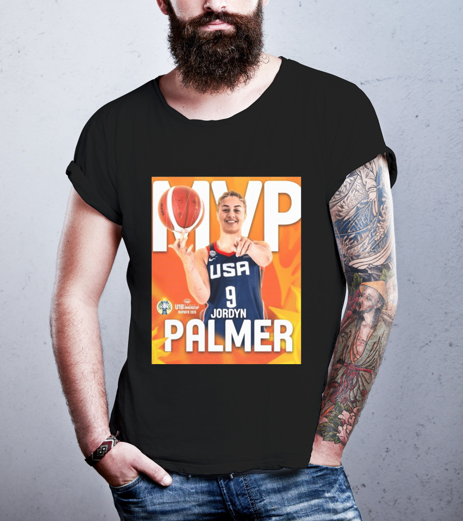 USA Basketball Jordyn Palmer MVP FIBA U18 Women's AmeriCup 2026 T-Shirt