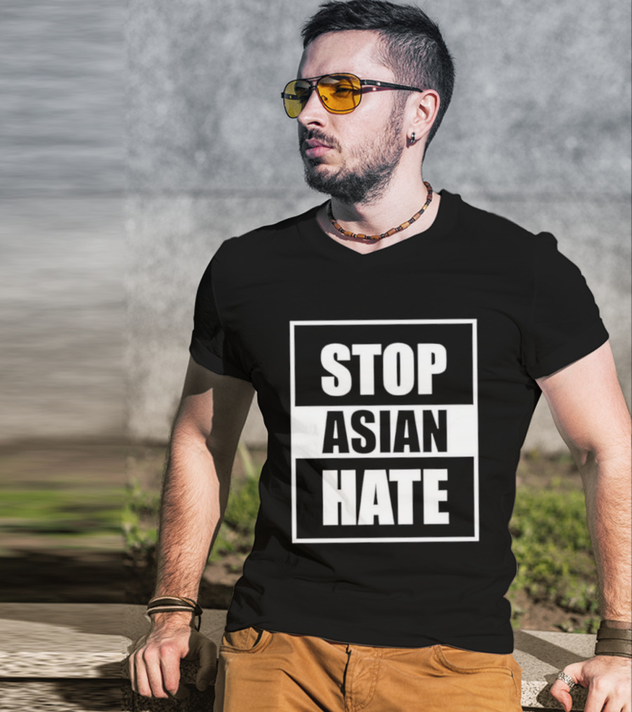 Stop Asian Hate Movement Support Activism For Social Justice Awareness T-Shirt