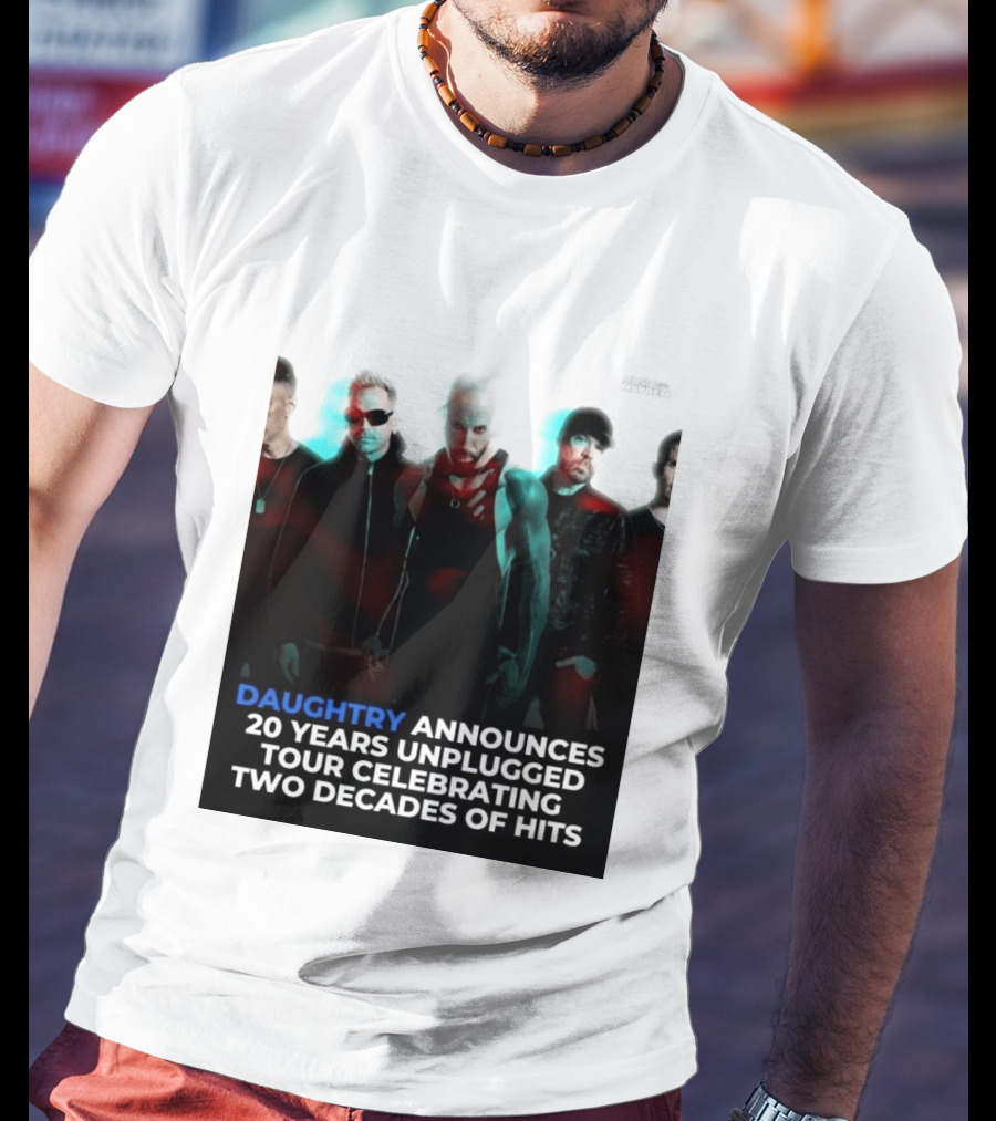 Daughtry Announces 20 Years Unplugged Tour Celebrating Two Decades Of Hits Music Mayhem T-Shirt