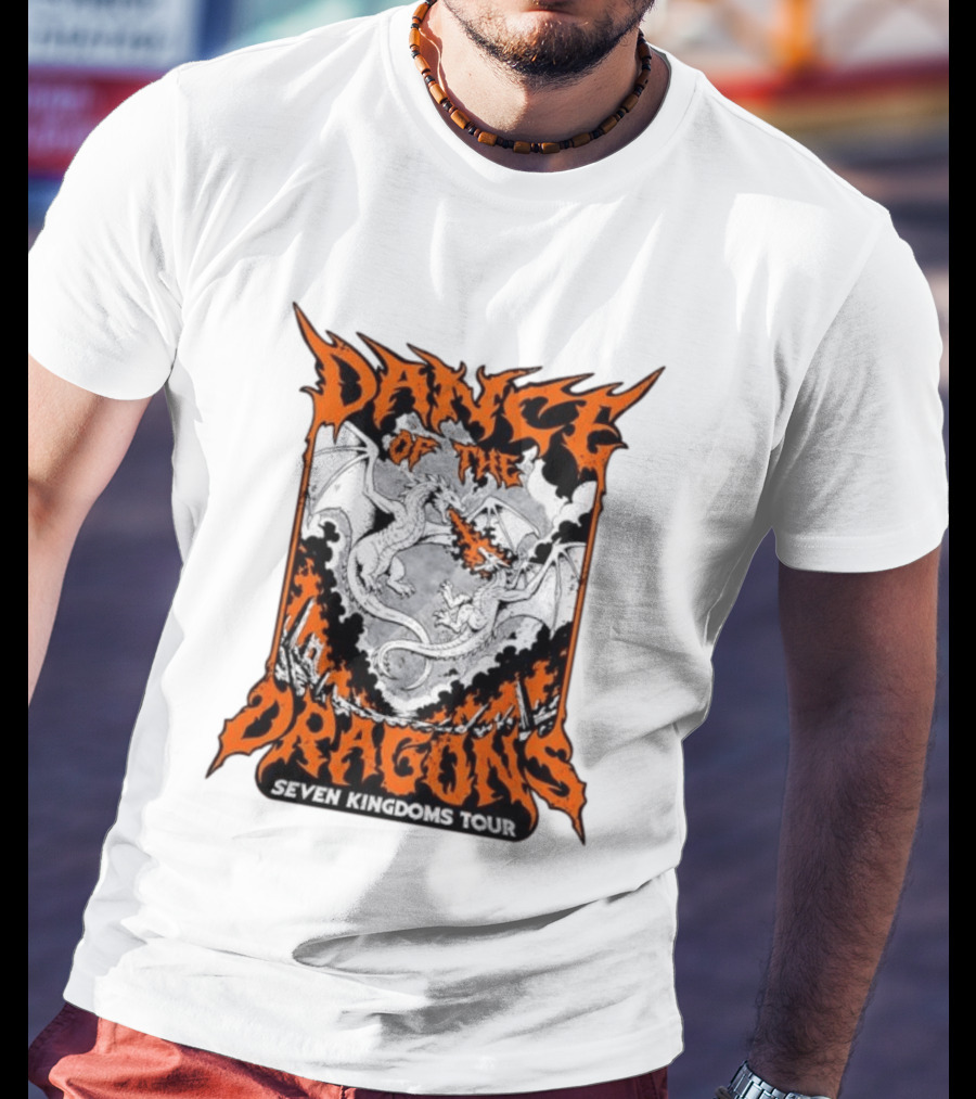 Dance Of The Dragons Seven Kingdoms Tour House Targaryen Fire Breathing T-Shirt
