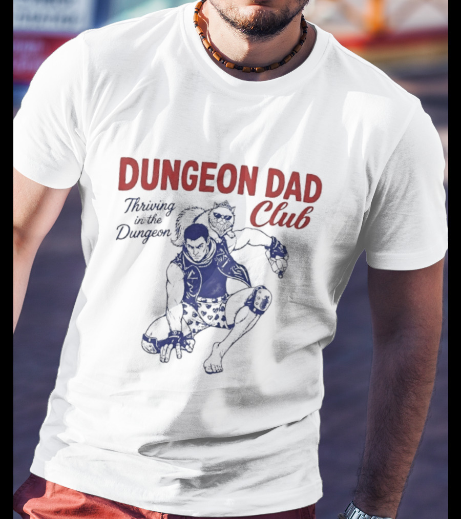 Dungeon Dad Club Thriving In The Dungeon Adventure T-Shirt