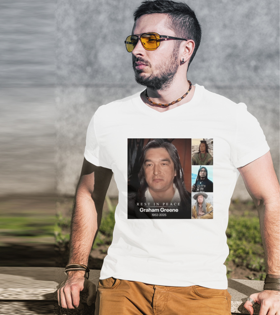 Rest In Peace Graham Greene 1952 2025 Memorial T-Shirt