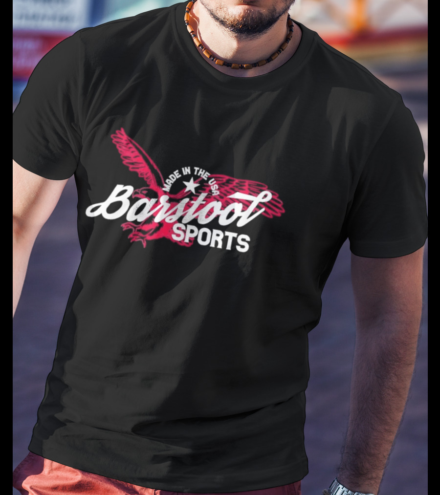Barstool Sports Made In The USA Eagle T-Shirt