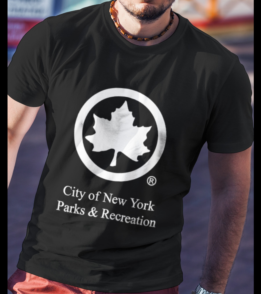City Of New York Parks And Recreation Leaf T-Shirt