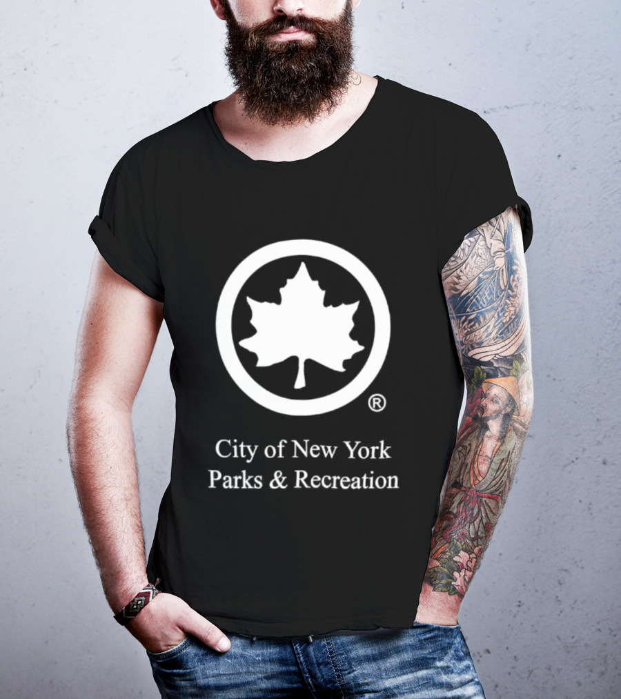 City Of New York Parks And Recreation Leaf T-Shirt