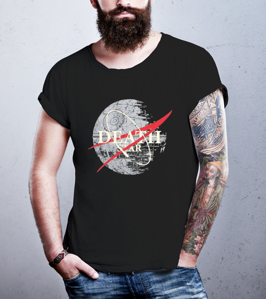 Death Star And The NASA T-Shirt