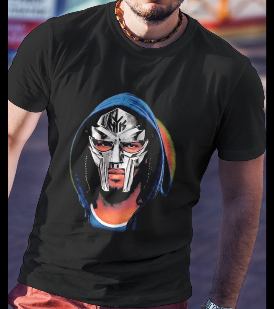 Jalen Brunson New York Knicks MF Doom Mask T-Shirt
