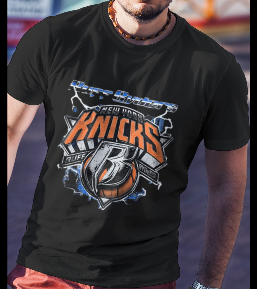 Ruff Ryders New York Knicks B Basketball Collaboration T-Shirt