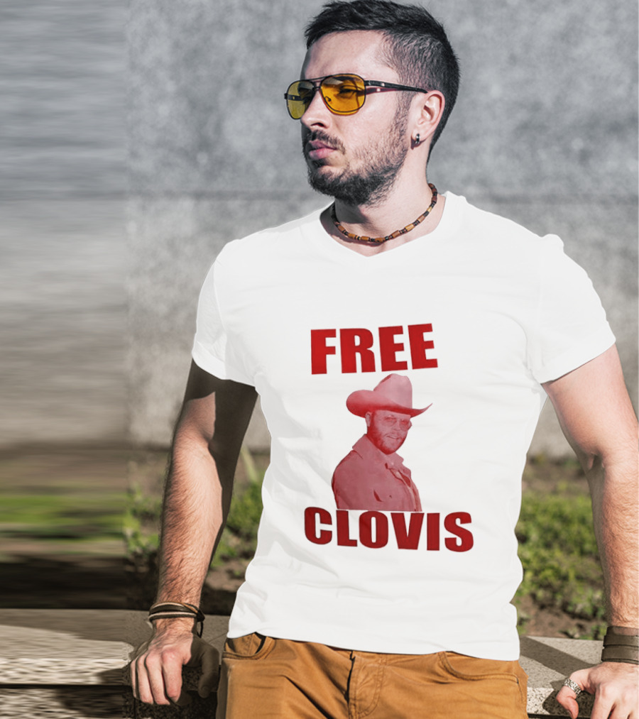 Charley Crockett Free Clovis Cowboy Style Texas Country Music T-Shirt