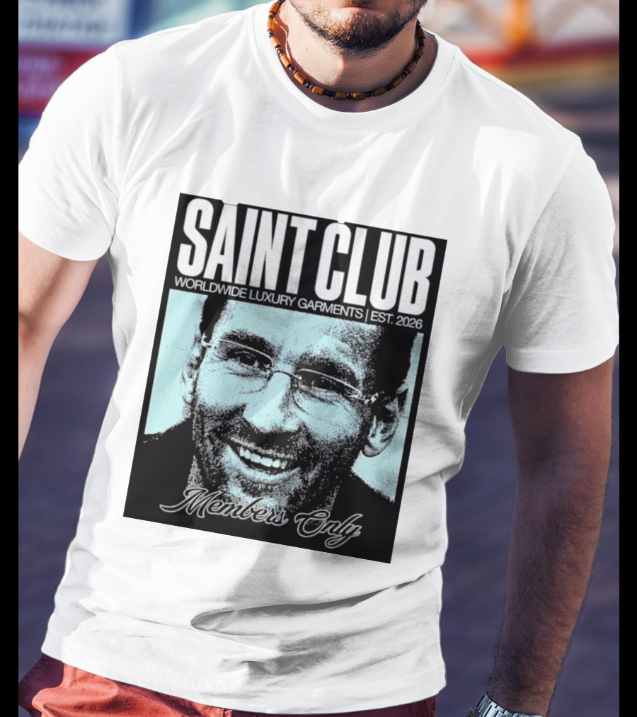 SAINT CLUB Worldwide Luxury Garments Est. 2026 Members Only T-Shirt