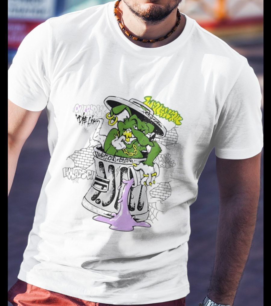 Escape Plan Ghetto Slime Rat Trash Can Die Lit Back Rooms Holadsch T-Shirt