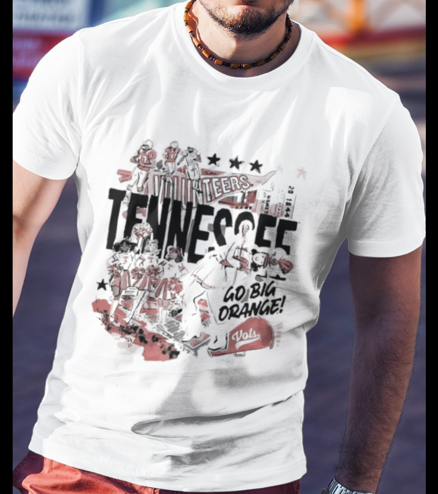 University Volunteer Tennessee Go Big Orange T-Shirt