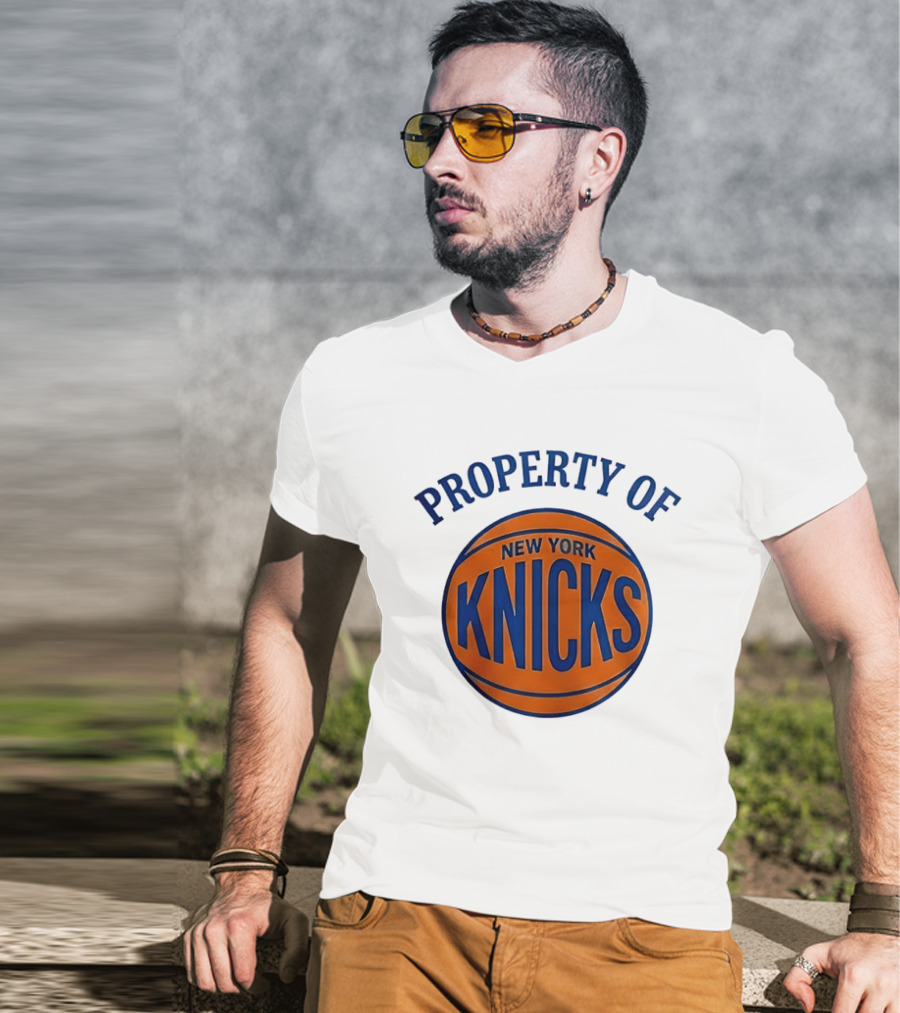 Property Of New York Knicks Basketball T-Shirt