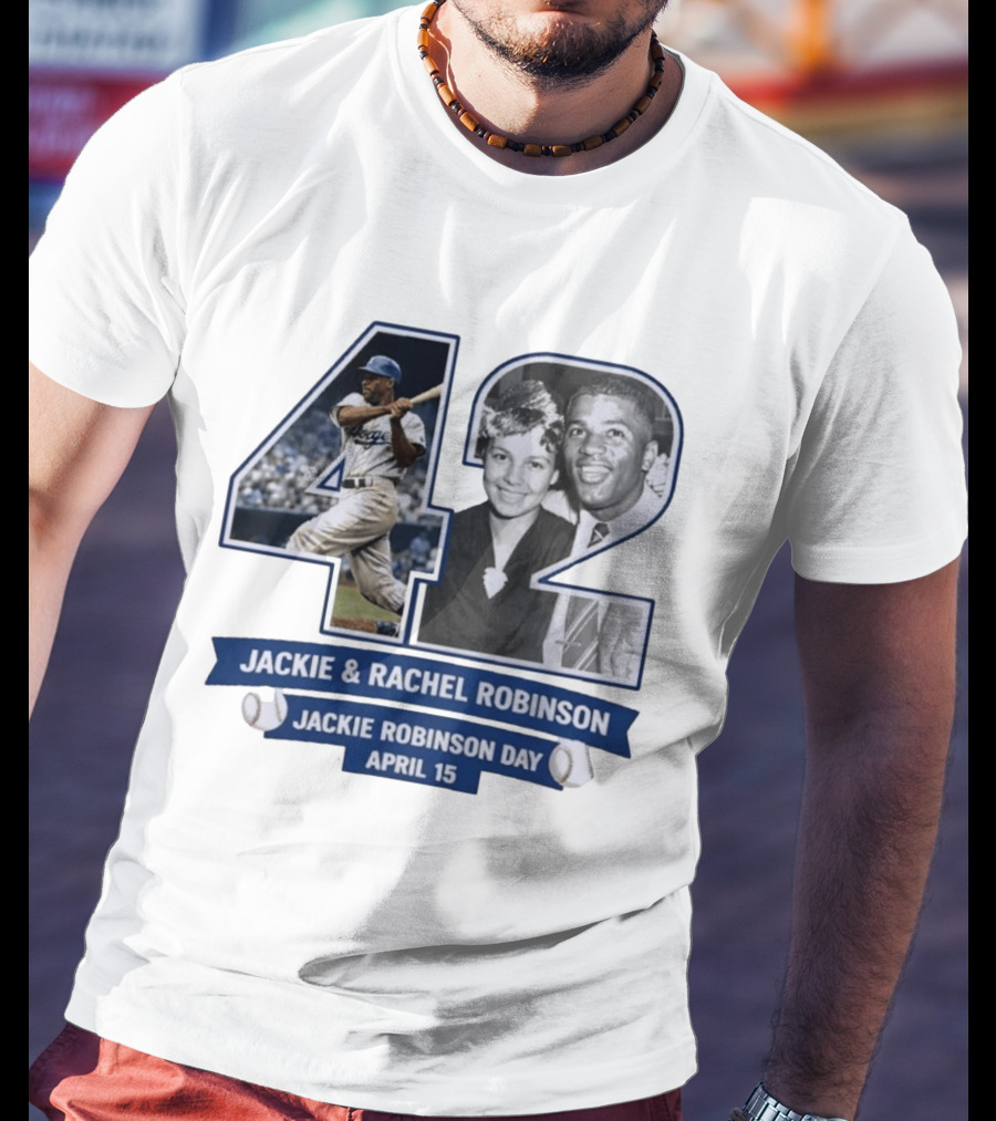 Jackie And Rachel Robinson 42 Jackie Robinson Day April 15 T-Shirt