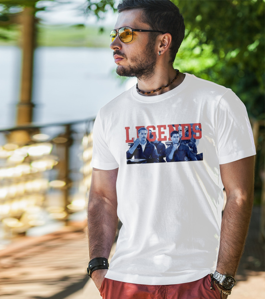 Tom Cruise Val Kilmer Top Gun Legends T-Shirt