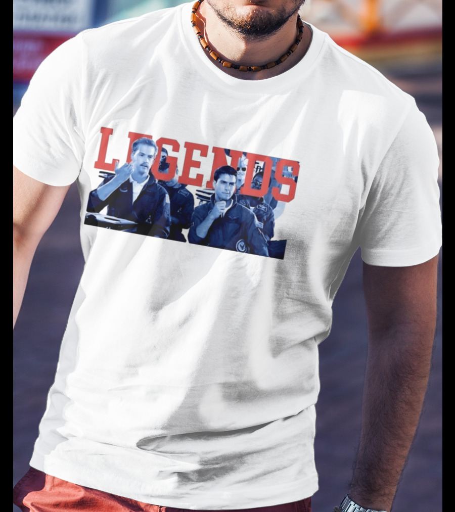 Tom Cruise Val Kilmer Top Gun Legends T-Shirt