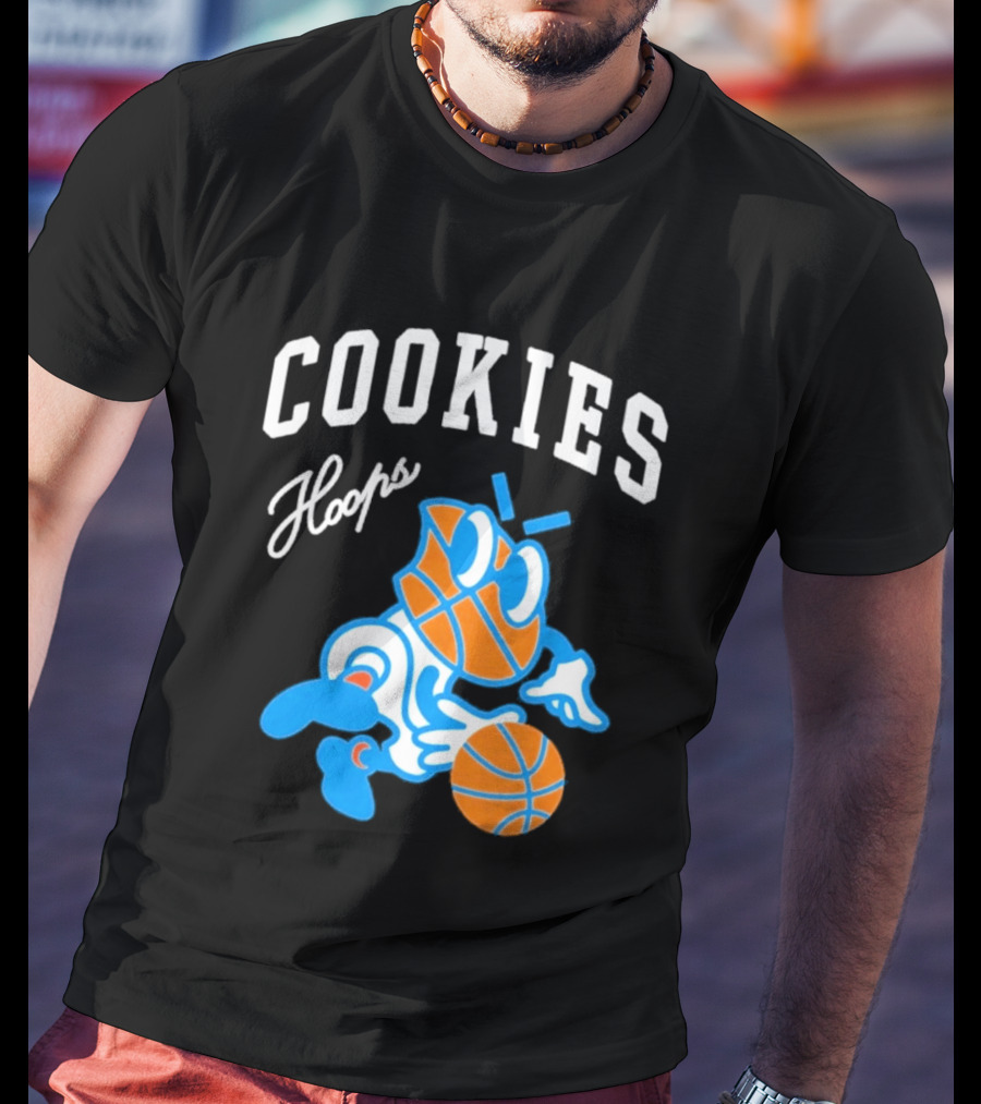 Cookies Hoops Basketball Cartoon Character Streetwear T-Shirt